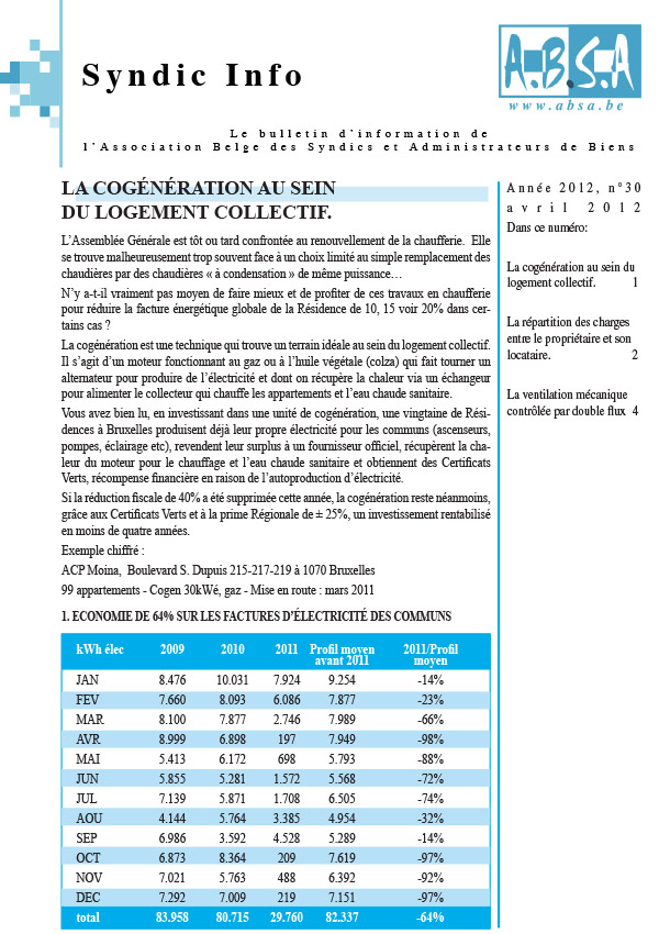 Syndicinfo - N°30 - avril 2012